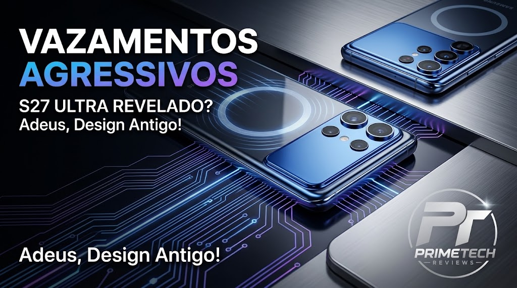 Galaxy S27 Ultra: Vazamento Revela Novo Visual Magnético e Ficha Técnica (Adeus, Quinas!)